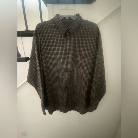 Roundtree & Yorke black check shirt size closet - Picture 2 of 16